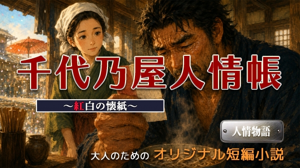 短編小説「千代乃屋人情帳 紅白の懐紙」が公開されました